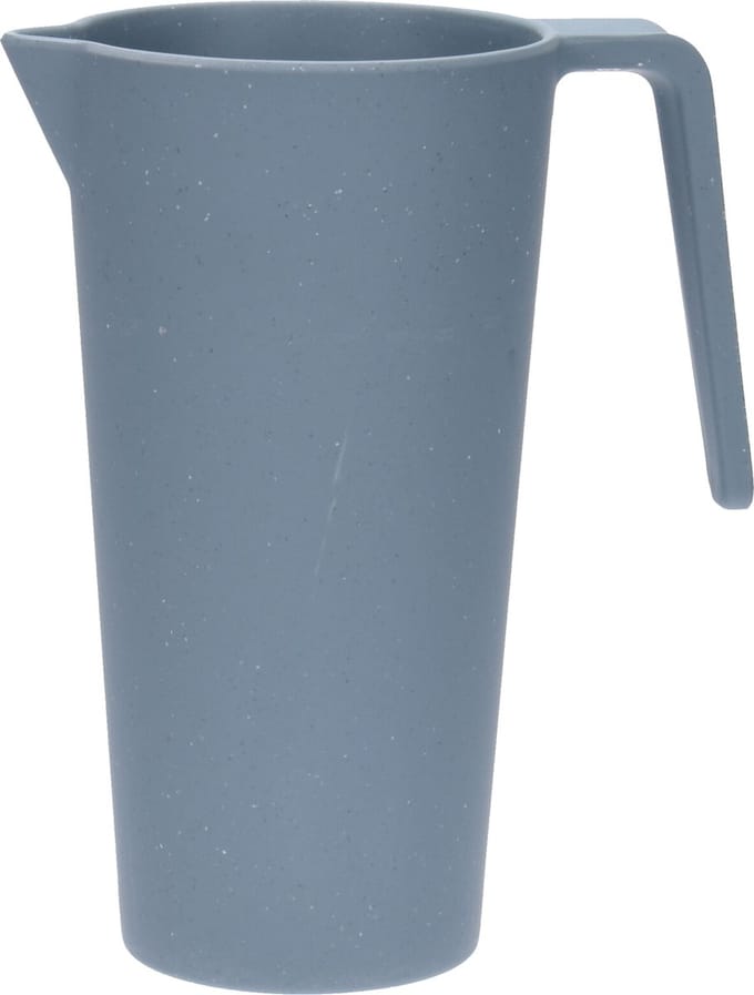 Excellent Houseware Schenkkan/waterkan - blauw - 1500 ML - melamine - D10 x H21 cm