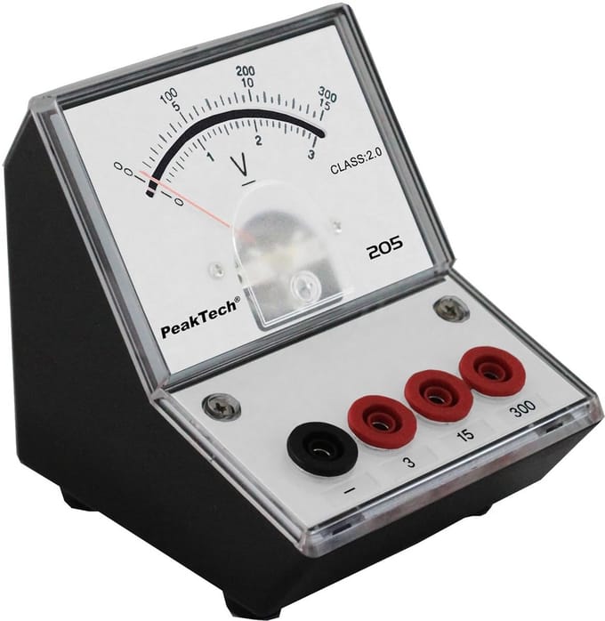 Analoge Spanningsmeter/Voltmeter met Spiegelschaal voor DC Metingen