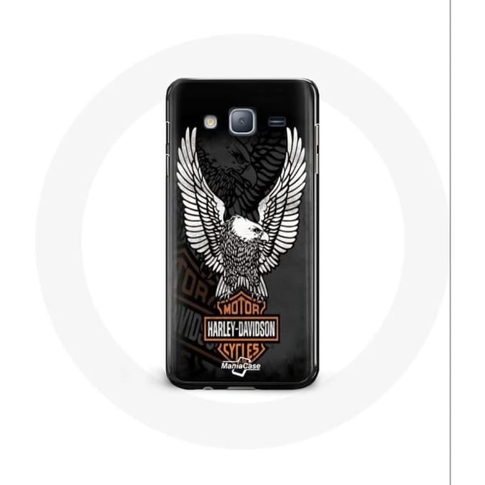 Hoesje voor Samsung Galaxy J5 Harley Davidson adelaarslogo