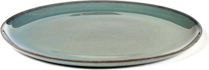 Serax Terres de Rêves bord- M - 22 cm - smokey blue- set van 2