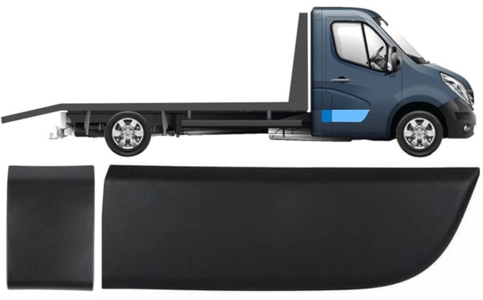 Sierlijsten zijlijsten set voor enkele cabine voor Renault Master 2010- / Rechts