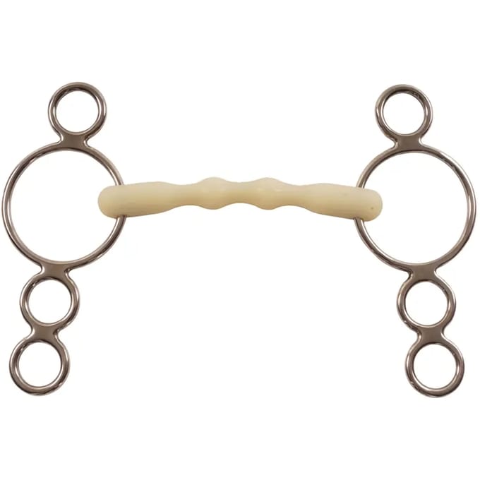 Mors met 4 ringen voor paard Happy Mouth HM Mullen
