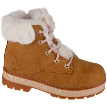Skechers Street Glitz Meisjes Sneakers - Cognac - Maat 36