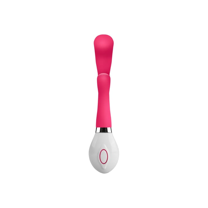 Oplaadbare design-rabbit van siliconen, 20,5 cm