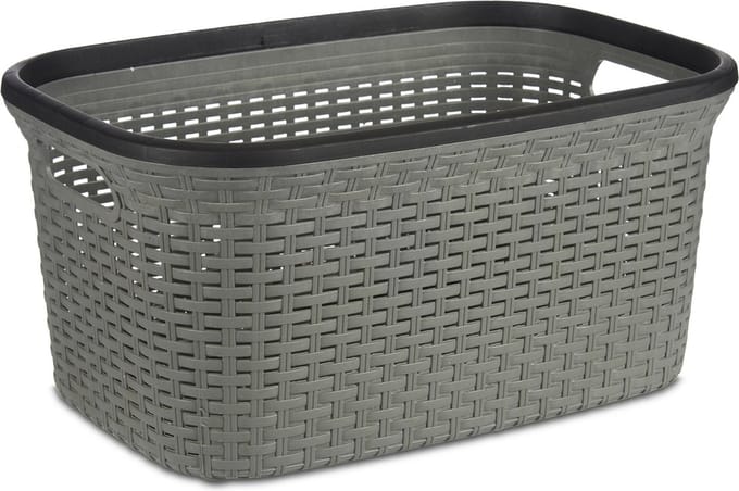 Kipit Wasmand - 36 L - Grijs - Hoge Kwaliteit - Wassorteerder - 36 x 25.5 x 53 CM