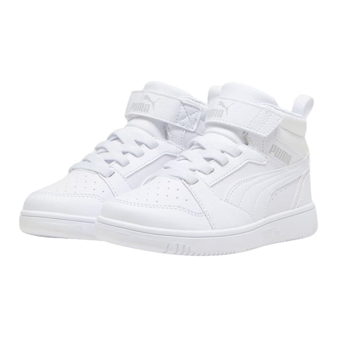 PUMA Puma Rebound V6 Mid AC+ PS Unisex Sneakers - PUMA White-Cool Light Gray