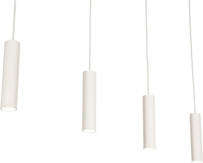 Lumidora Hanglamp 75292 - AREZZA - 4 Lichts - GU10 - Wit - Metaal