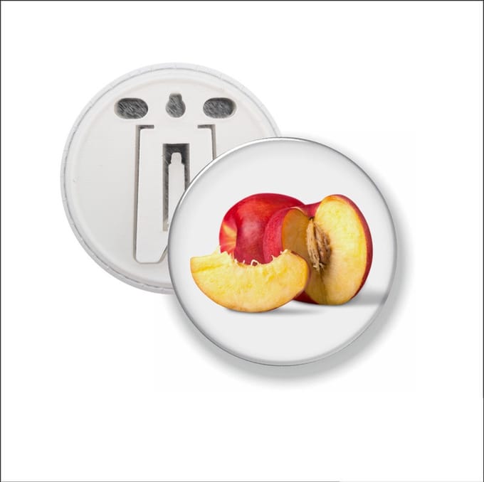 Button Met Clip - Appel