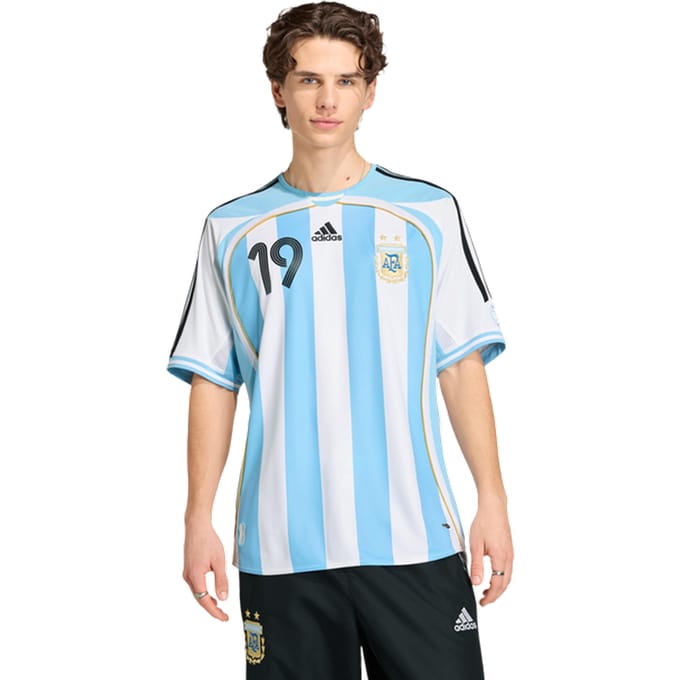 Adidas Argentina Truien/Replica's Heren - Wit - Maat XL - Poly Mesh