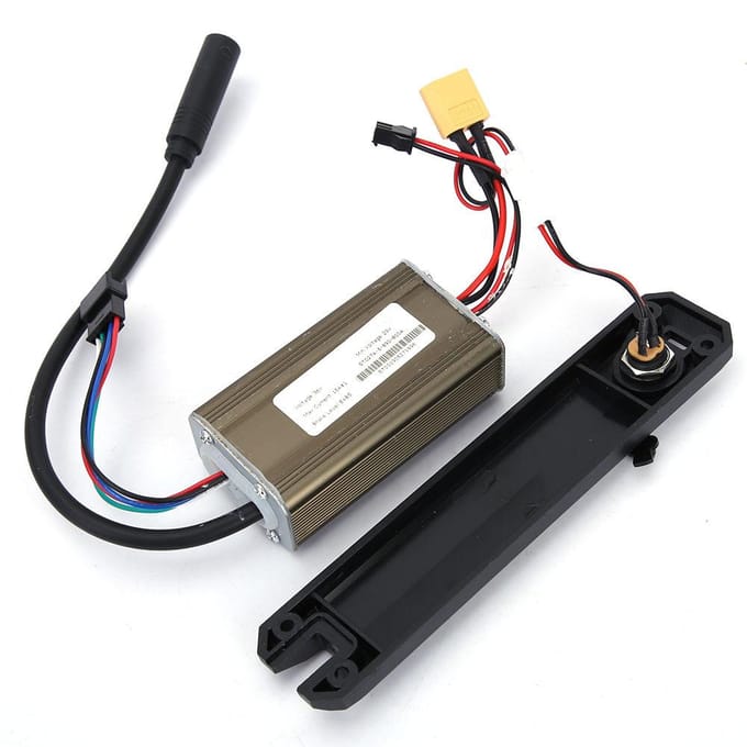 36V Controllerpaneel met Oplaadpoortafdekking voor KUGOO 8 Inch Elektrische Scooter Accessoire black