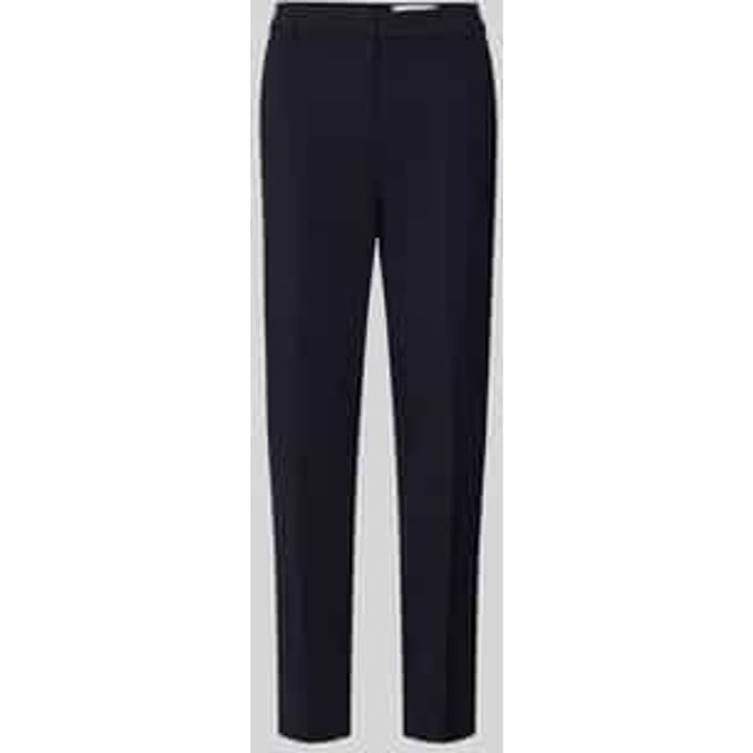 Stoffen broek met achterzak