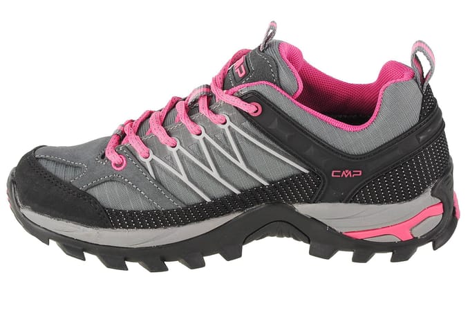 CMP Rigel Low Wandelschoenen - Maat 42 - Vrouwen - grijs/zwart/roze