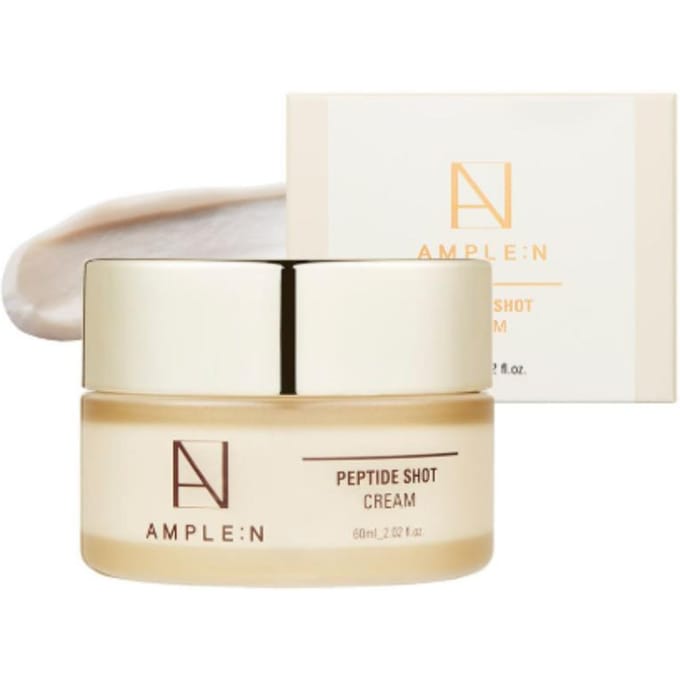 AMPLE:Crème raffermissante N Peptide Shot 60ml – Crème anti-âge haute hydratation white