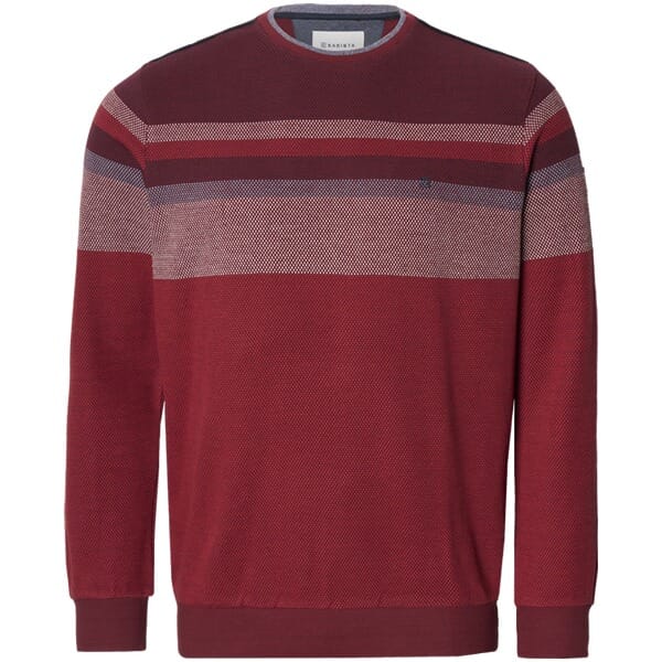 Babista herren Sweatshirt - 48/50 - donkerrood - Plus Size