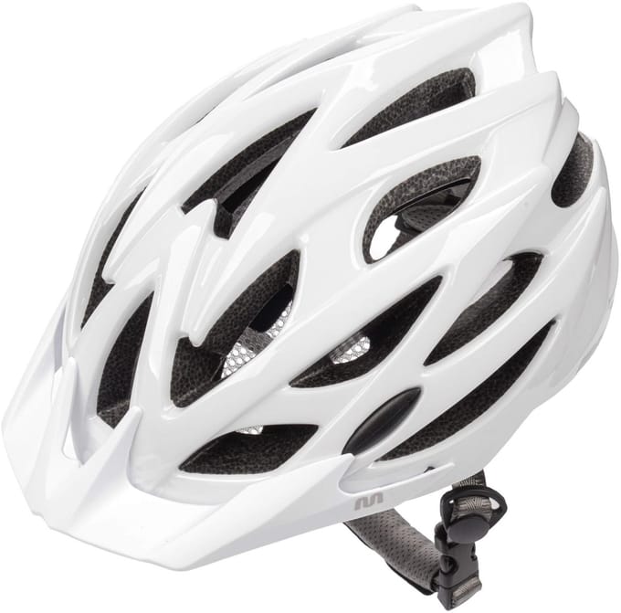 Meteor - Fietshelm - Marven L 58-61 cm - wit glanzend