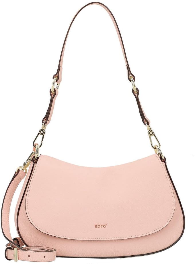 abro Schoudertas Leather Erson Shoulderbag Lya Rosa Roze