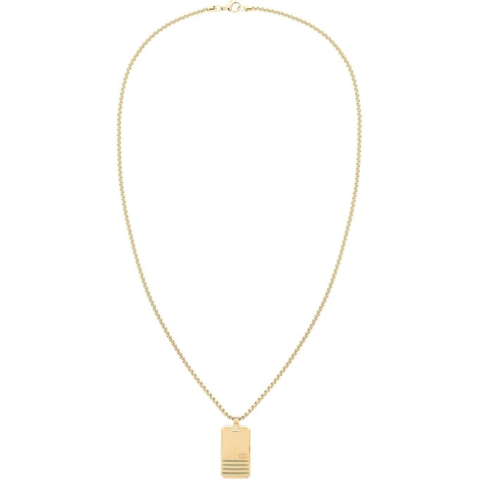 Tommy Hilfiger heren edelstalen ketting One Size Goud 32025009