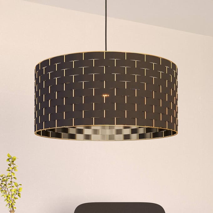 EGLO Marasales Hanglamp - E27 - Ø 55 cm - Zwart|Koper