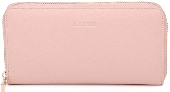 L.CREDI Polly Portemonnee RFID-bescherming 19 cm - Dames - Horizontaal - dusty rose