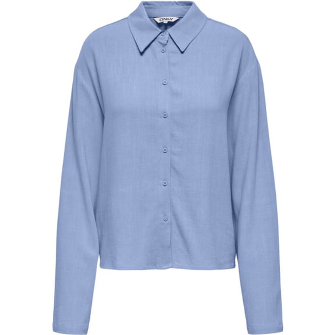 ONLY - ONLSOLVI L/S LINEN BL SHIRT CC PNT - Blouses
