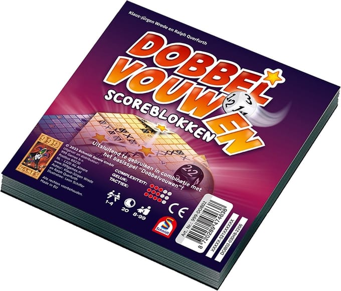 999 Games - Scoreblokken - Dobbel Vouwen - Dobbelspel
