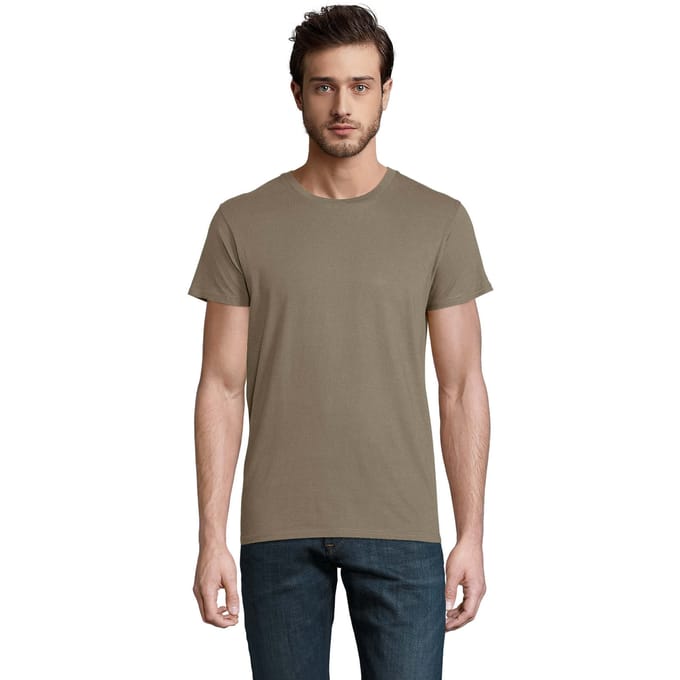 SOLS Heren Kruisvaarder T-Shirt (Kaki Groen)