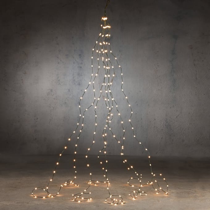Luca Lighting Lichtmantel Kerstboomverlichting met 480 LED Lampjes - L200 cm - Warm Wit