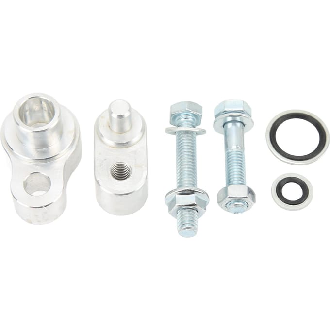 Achter AC Afsluitkit Aluminiumlegering Airconditioning Afsluitbout Pakkingsset voor Traverse white