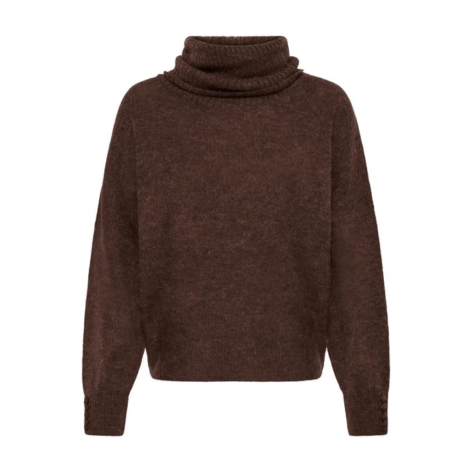 relaxed fit gebreide pullover met col model 'IHKAMARA'