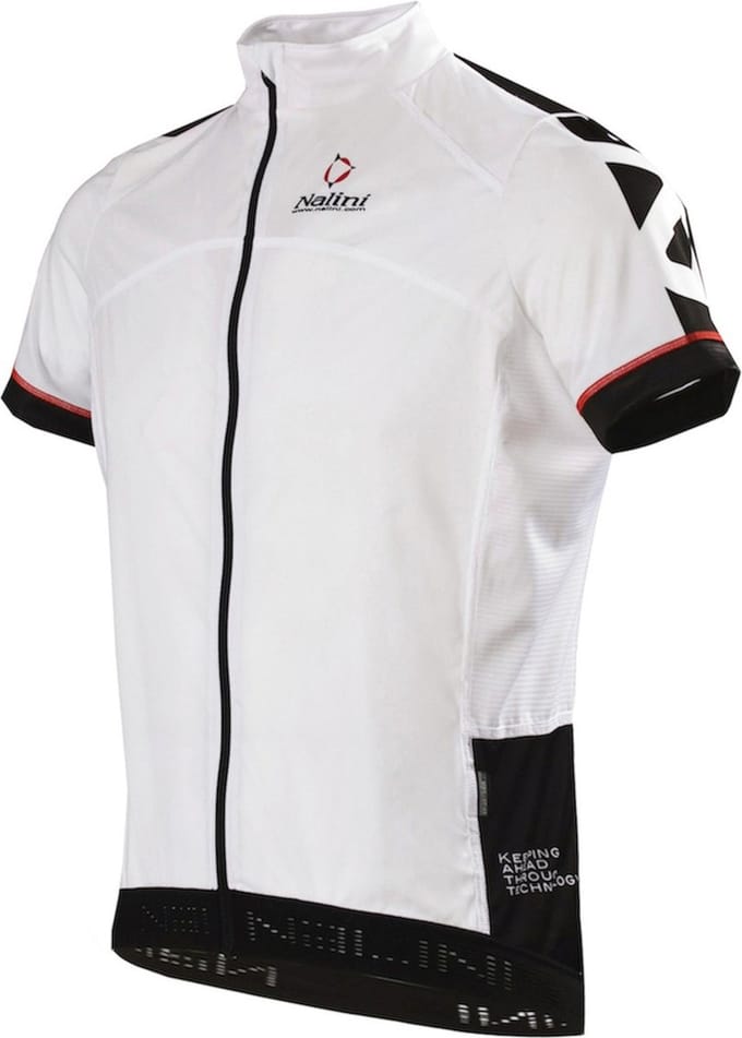 Nalini Uni TI fietsshirt korte mouwen wit - M