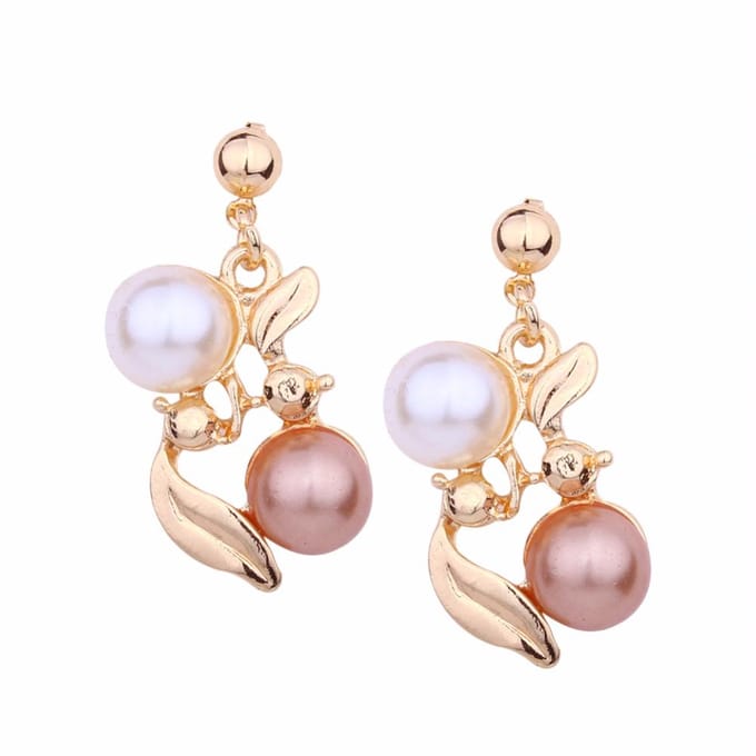 Elegante Strass Oorbellen Feest Ketting Oor Nep Set Dames Sieraden goud