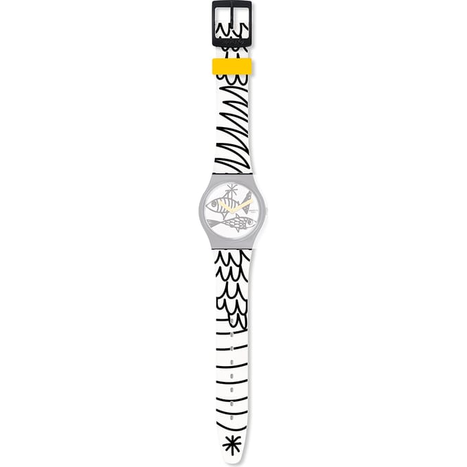Swatch Plastic - Originals Medium (34mm) /Access/Solar/Musicall/Stop - G/SK/SL/SR/SS/SO28 AGB303 GB303 Pesciolini Horlogeband