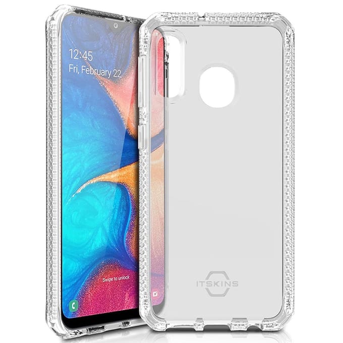 ITSkins Spectrum cover voor Samsung Galaxy A20e - Level 2 bescherming - Transparant