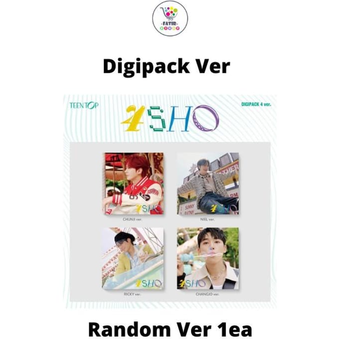 TEEN TOP '4SHO' (DIGIPACK ver.) Random Ver white