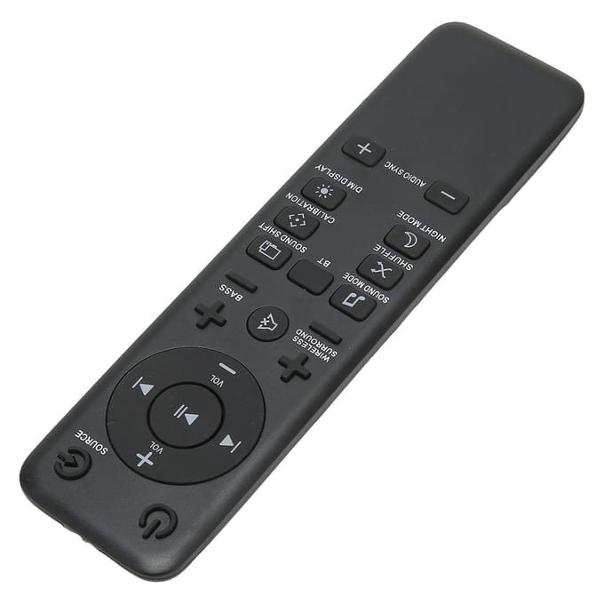 Vervangende HD-luidsprekersysteemafstandsbediening voor BAR 5.1 BAR 2.1 BAR 3.1 black