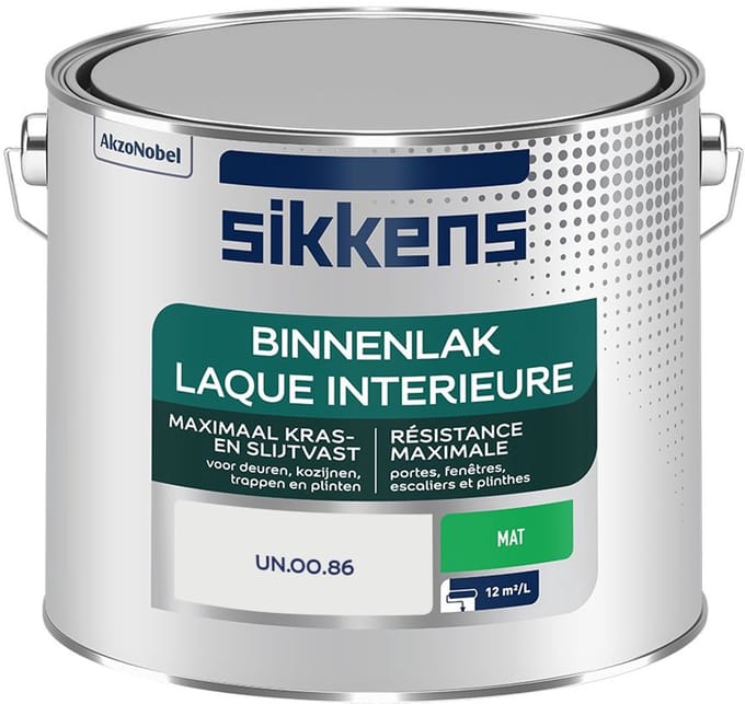 Sikkens - Binnenlak Mat - Un.00.86 - Mengverf - 2,5 L