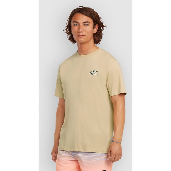 O'Neill Retro Back Print T-shirt - Heren T-shirt - Beige - S