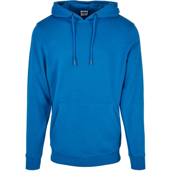 Urban Classics - Basic Terry Hoodie/trui - S - Blauw
