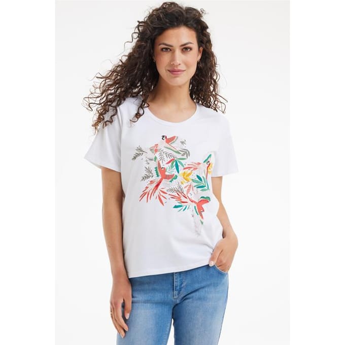 DIDI T-shirt Celeb White Palooza Panel Taglia: 44 | Maglie Sportivi Outlet | Donna | Bianco