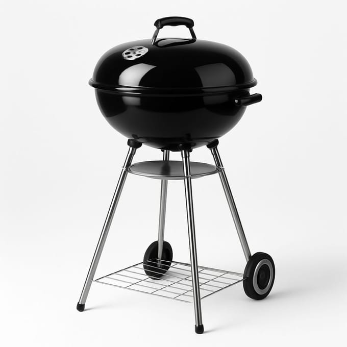 Ceruzo Houtskoolbarbecue op Wielen - Ø 46cm -H84 cm