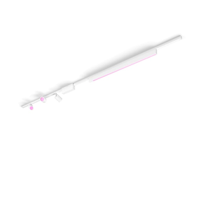 Philips Hue Perifo railverlichting plafond - wit en gekleurd licht - 3-spots - 1 lichtbalk - wit - basisset
