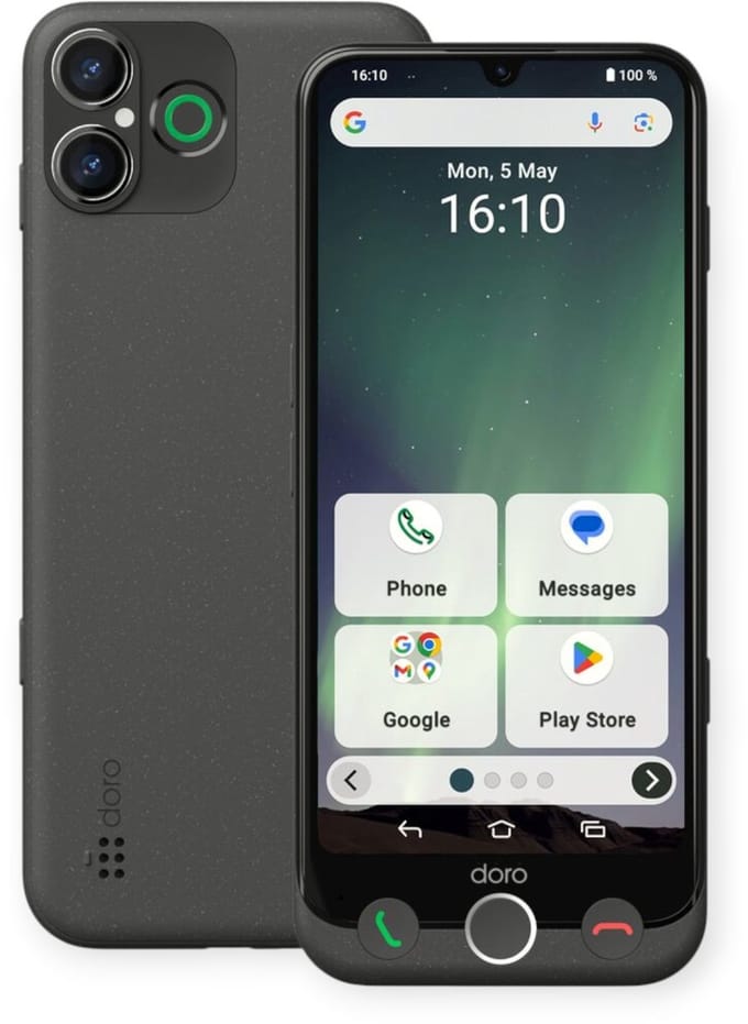 Doro Aurora A30 – De grootste en meest gebruiksvriendelijke smartphone voor senioren