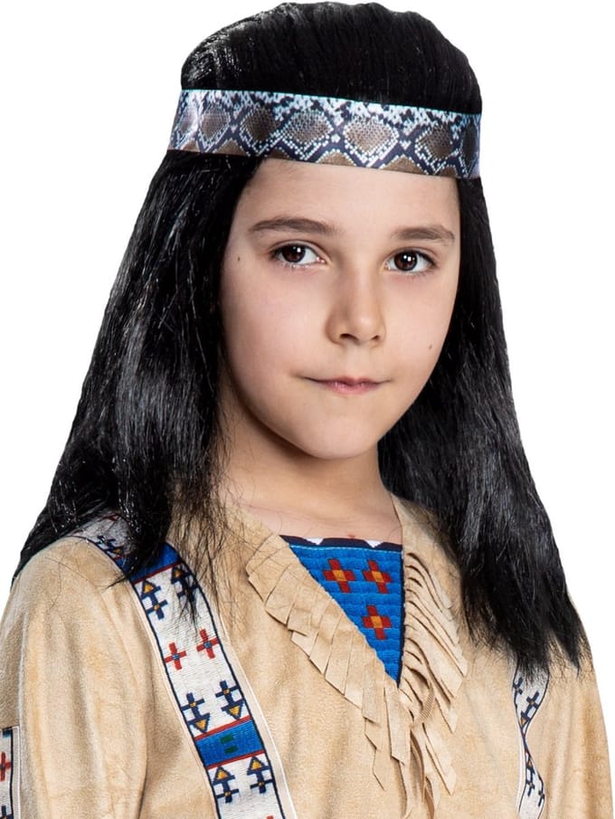 Winnetou Pruik Voor Kinderen