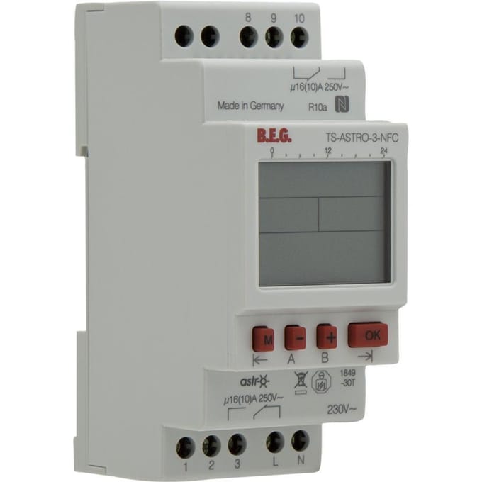 BEG Astro NFC tijdschakelklok TS-ASTRO-3-NFC 2 kanalen - 93143