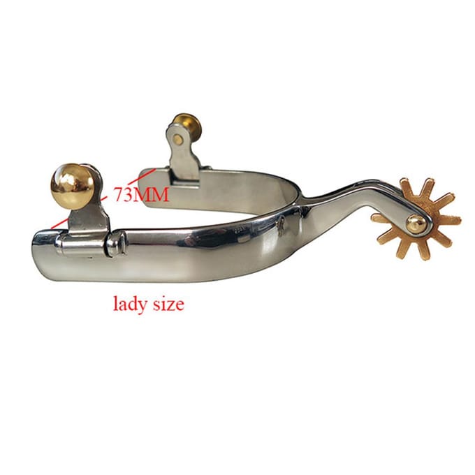 1 paar paardensporen voor dames, sporenaccessoires Uitrusting Sporen paardensportuitrusting gray