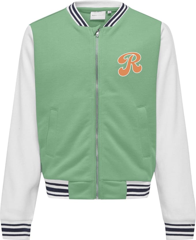 ONLY KOGCONNIE L/S MARAIS BOMBER JACKET SWT Meisjes Jas - Spring BouquetPrint:Rebel - Maat 110/116