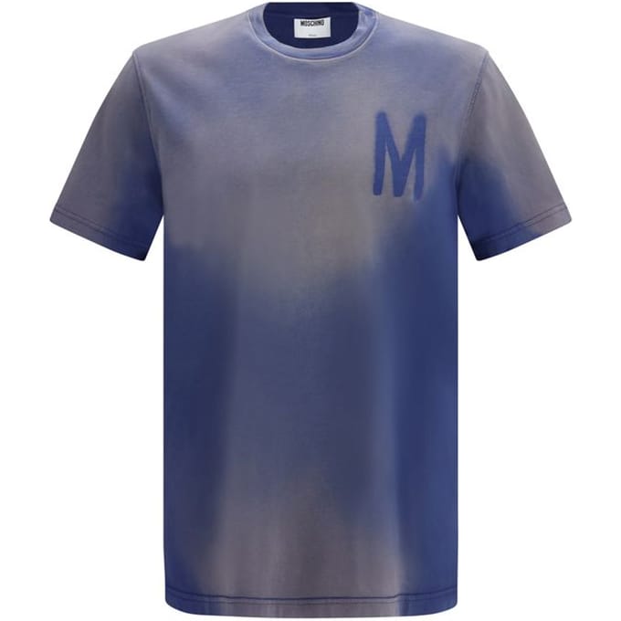 Moschino Blauw Katoenen T-Shirt