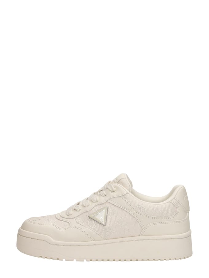 Lage Sneakers Guess Miram7 Sneakers Laag - beige - Maat