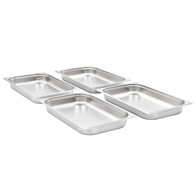 vidaXL - Gastronormbakken - 4 - st - GN - 1/1 - 65 - mm - roestvrij - staal