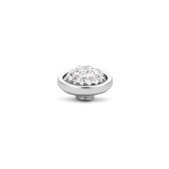 Melano Vivid Shiny Steentje Crystal Zilver
